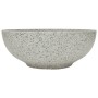 Lavabo sobre encimera redondo cerámica gris Φ41x14 cm de , Lavabos - Ref: Foro24-155059, Precio: 106,31 €, Descuento: %