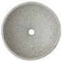 Round gray ceramic countertop washbasin Φ41x14 cm by , Sinks - Ref: Foro24-155059, Price: 104,99 €, Discount: %