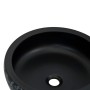 Lavabo sobre encimera redondo cerámica negro y azul Φ41x14 cm de , Lavabos - Ref: Foro24-155065, Precio: 99,05 €, Descuento: %