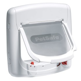 PetSafe 4-Positionen magnetische Katzenklappe Deluxe 400 weiß 5005 von PetSafe, Haustiertüren - Ref: Foro24-411383, Preis: 56...