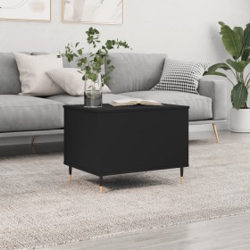 Black plywood coffee table 60x44.5x45 cm by , Coffee table - Ref: Foro24-830941, Price: 55,42 €, Discount: %