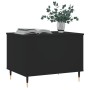 Mesa de centro madera contrachapada negro 60x44,5x45 cm de , Mesas de centro - Ref: Foro24-830941, Precio: 55,42 €, Descuento: %