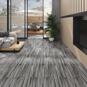 Striped gray self-adhesive PVC floor planks 5.02 m² 2 mm by , Floors and carpets - Ref: Foro24-146560, Price: 65,32 €, Discou...