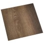 Self-adhesive pallets 20 units PVC 1.86 m² brown by , Floors and carpets - Ref: Foro24-330150, Price: 35,10 €, Discount: %