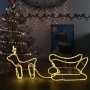 Christmas reindeer and sleigh garden decoration 252 LEDs by , Christmas lights - Ref: Foro24-51256, Price: 51,33 €, Discount: %