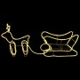 Christmas reindeer and sleigh garden decoration 252 LEDs by , Christmas lights - Ref: Foro24-51256, Price: 51,33 €, Discount: %