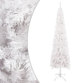 White slim Christmas tree 150 cm by , Christmas trees - Ref: Foro24-329208, Price: 21,99 €, Discount: %