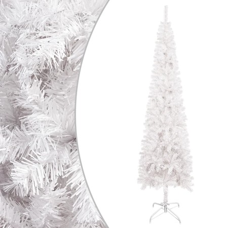 White slim Christmas tree 150 cm by , Christmas trees - Ref: Foro24-329208, Price: 20,97 €, Discount: %