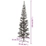 Black slim Christmas tree 210 cm by , Christmas trees - Ref: Foro24-329220, Price: 28,08 €, Discount: %