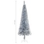 Silver slim Christmas tree 240 cm by , Christmas trees - Ref: Foro24-329241, Price: 38,80 €, Discount: %