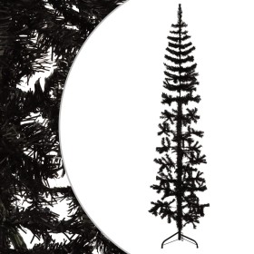 Artificial half Christmas tree with black stand 180 cm by , Christmas trees - Ref: Foro24-344576, Price: 15,58 €, Discount: %