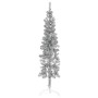 Medio árbol de Navidad artificial con soporte plateado 150 cm de , Arboles de navidad - Ref: Foro24-344595, Precio: 12,69 €, ...