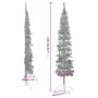 Künstlicher halber Weihnachtsbaum mit silbernem Ständer 210 cm von , Weihnachtsbäume - Ref: Foro24-344597, Preis: 17,87 €, Ra...