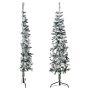 Half thin artificial Christmas tree with snow 150 cm by , Christmas trees - Ref: Foro24-344605, Price: 20,82 €, Discount: %