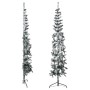 Half thin artificial Christmas tree with snow 210 cm by , Christmas trees - Ref: Foro24-344607, Price: 27,84 €, Discount: %