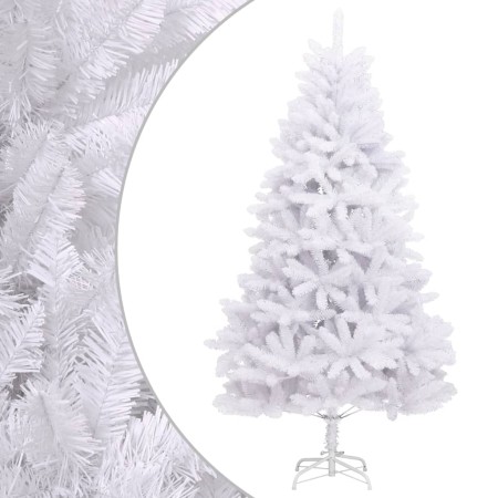 Artificial Christmas tree with hinges and white stand 240cm by , Christmas trees - Ref: Foro24-357788, Price: 134,95 €, Disco...