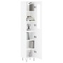 Tall white plywood sideboard 34.5x34x180 cm by , Sideboards - Ref: Foro24-3199201, Price: 109,00 €, Discount: %