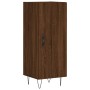 Aparador alto madera contrachapada roble marrón 34,5x34x180 cm de , Aparadores - Ref: Foro24-3199208, Precio: 104,87 €, Descu...