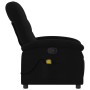 Sillón reclinable de masaje de tela negro de , Sillones - Ref: Foro24-371741, Precio: 240,52 €, Descuento: %