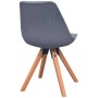 Dining chairs 2 units light gray fabric by vidaXL, dining chairs - Ref: Foro24-243566, Price: 129,62 €, Discount: %