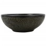 Black ceramic round countertop washbasin Φ41x14 cm by , Sinks - Ref: Foro24-155058, Price: 107,68 €, Discount: %