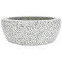 Lavabo sobre encimera redondo cerámica gris Φ41x14 cm de , Lavabos - Ref: Foro24-155064, Precio: 91,06 €, Descuento: %