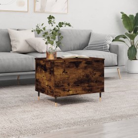 Smoked oak plywood coffee table 60x44.5x45 cm by , Coffee table - Ref: Foro24-830945, Price: 39,97 €, Discount: %