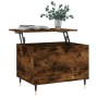 Smoked oak plywood coffee table 60x44.5x45 cm by , Coffee table - Ref: Foro24-830945, Price: 39,99 €, Discount: %