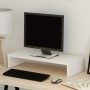 Soporte para pantalla madera contrachapada 60x23,5x12 cm blanco de vidaXL, Muebles TV - Ref: Foro24-243661, Precio: 38,26 €, ...