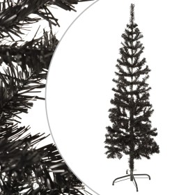 Black slim Christmas tree 150 cm by , Christmas trees - Ref: Foro24-329218, Price: 15,38 €, Discount: %