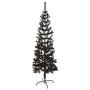 Black slim Christmas tree 150 cm by , Christmas trees - Ref: Foro24-329218, Price: 23,10 €, Discount: %