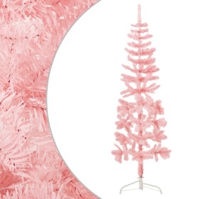 Artificial half Christmas tree with pink stand 150 cm by , Christmas trees - Ref: Foro24-344570, Price: 13,19 €, Discount: %