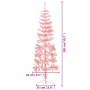 Künstlicher halber Weihnachtsbaum mit rosa Ständer 150 cm von , Weihnachtsbäume - Ref: Foro24-344570, Preis: 13,19 €, Rabatt: %