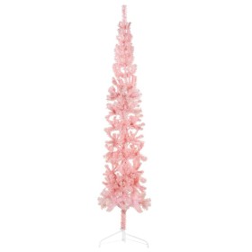 Artificial half Christmas tree with pink stand 210 cm by , Christmas trees - Ref: Foro24-344572, Price: 17,99 €, Discount: %