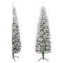 Half thin artificial Christmas tree with snow 240 cm by , Christmas trees - Ref: Foro24-344608, Price: 30,89 €, Discount: %