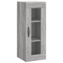 Aparador alto madera contrachapada gris Sonoma 34,5x34x180 cm de , Aparadores - Ref: Foro24-3199207, Precio: 109,98 €, Descue...