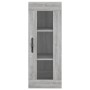 Aparador alto madera contrachapada gris Sonoma 34,5x34x180 cm de , Aparadores - Ref: Foro24-3199207, Precio: 109,98 €, Descue...