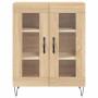 High oak-colored plywood sideboard 69.5x34x180 cm by , Sideboards - Ref: Foro24-3198068, Price: 153,60 €, Discount: %