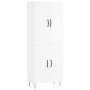 High glossy white plywood sideboard 69.5x34x180 cm by , Sideboards - Ref: Foro24-3198075, Price: 161,66 €, Discount: %