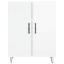 High glossy white plywood sideboard 69.5x34x180 cm by , Sideboards - Ref: Foro24-3198075, Price: 161,66 €, Discount: %