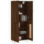 Tall oak brown plywood sideboard 69.5x34x180 cm by , Sideboards - Ref: Foro24-3198080, Price: 147,03 €, Discount: %