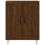 Tall oak brown plywood sideboard 69.5x34x180 cm by , Sideboards - Ref: Foro24-3198080, Price: 147,03 €, Discount: %