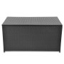 Gartenbox aus synthetischem Rattan schwarz 120x50x60 cm von vidaXL, Aufbewahrungsboxen für den Außenbereich - Ref: Foro24-424...