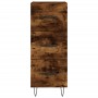 Aparador de madera contrachapada roble ahumado 34,5x34x180 cm de , Aparadores - Ref: Foro24-3199270, Precio: 107,98 €, Descue...