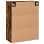 Armarios de pared 2 uds madera de ingeniería roble ahumado de , Aparadores - Ref: Foro24-3198054, Precio: 139,09 €, Descuento: %