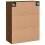 Armarios de pared 2 uds madera de ingeniería marrón roble de , Aparadores - Ref: Foro24-3198056, Precio: 141,32 €, Descuento: %