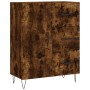 Aparador alto madera contrachapada roble ahumado 69,5x34x180 cm de , Aparadores - Ref: Foro24-3198094, Precio: 166,90 €, Desc...