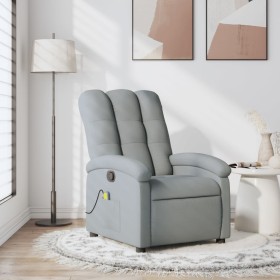 Light Gray Fabric Massage Recliner by , Armchairs - Ref: Foro24-371739, Price: 204,21 €, Discount: %