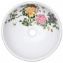 Multicolor ceramic round countertop washbasin Φ41x14 cm by , Sinks - Ref: Foro24-155055, Price: 113,76 €, Discount: %