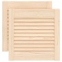 Wardrobe door slats 2 pcs pine wood 39.5x39.4 cm by , cabinet doors - Ref: Foro24-151107, Price: 27,53 €, Discount: %